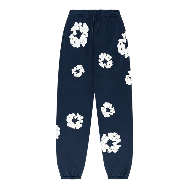 Denim Tears The Cotton Sweatpants Navy - SneakCenter
