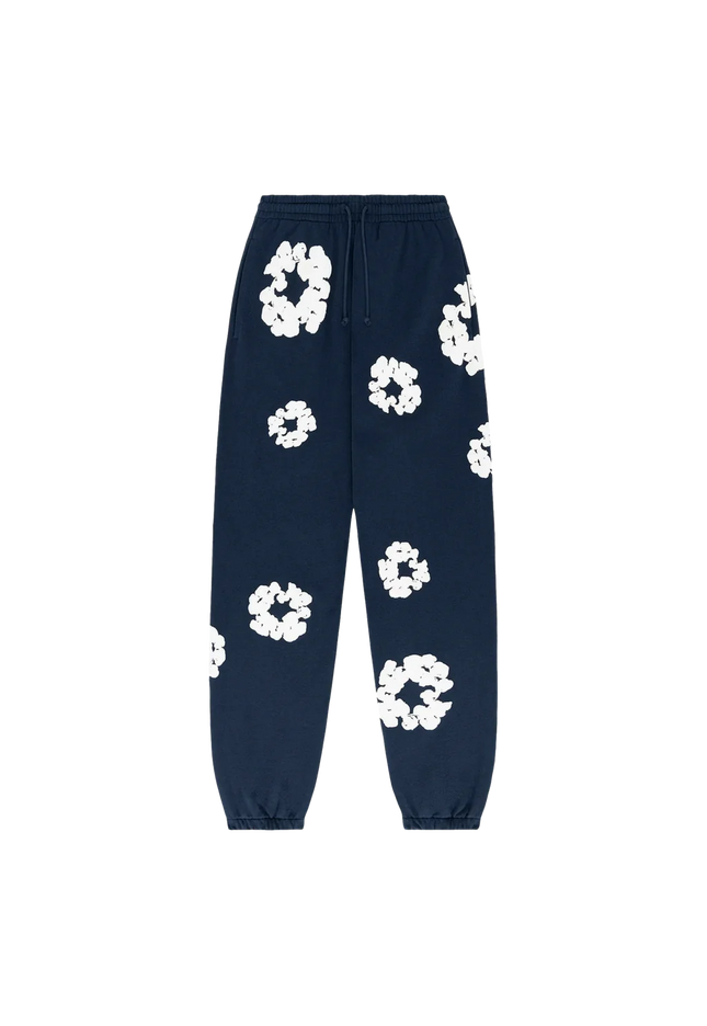 Denim Tears The Cotton Sweatpants Navy - SneakCenter