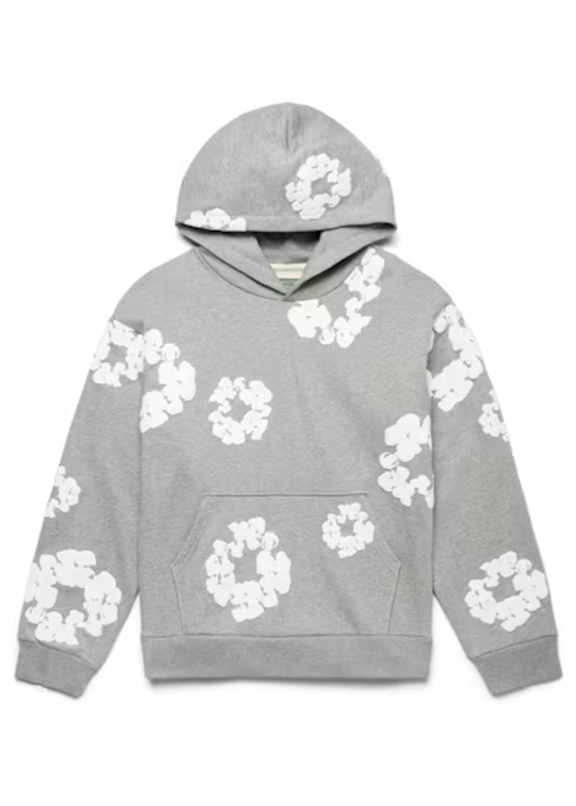 Denim Tears The Cotton Wreath Sweatshirt Grey - SneakCenter