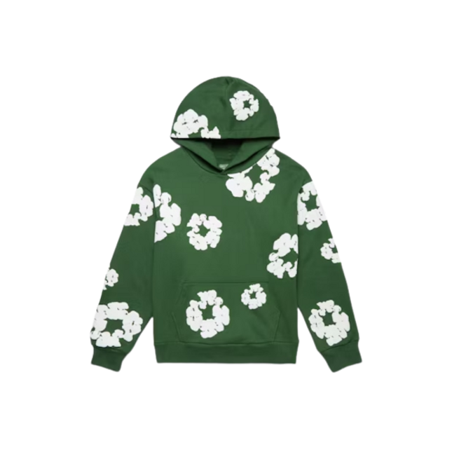 Denim Tears The Cotton Wreath Sweatshirt Green - SneakCenter
