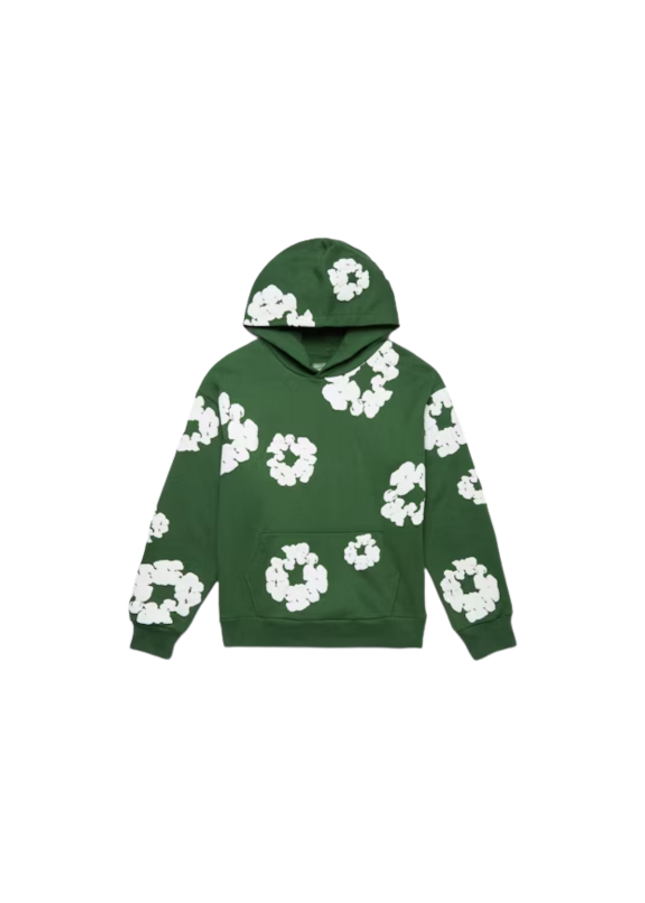 Denim Tears The Cotton Wreath Sweatshirt Green - SneakCenter