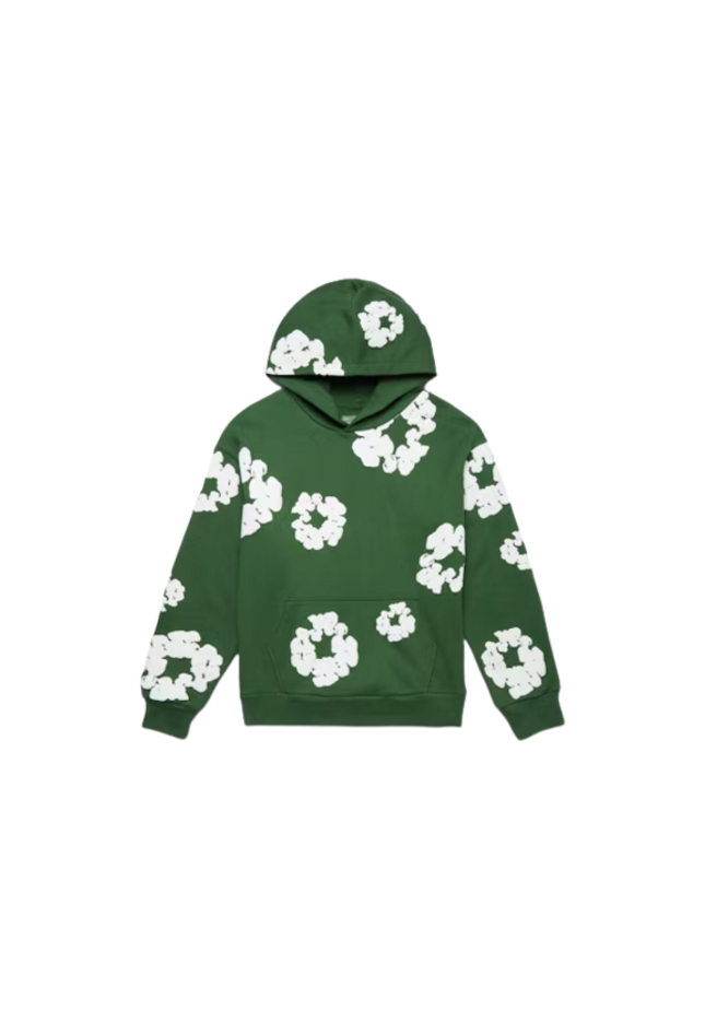 Denim Tears The Cotton Wreath Sweatshirt Green - SneakCenter