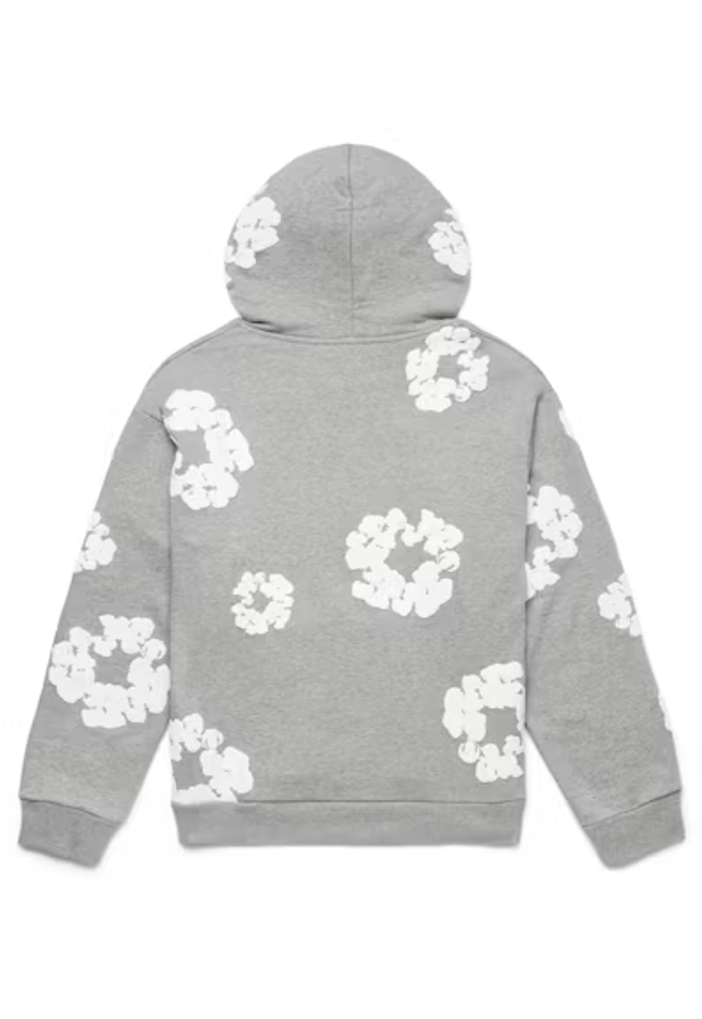 Denim Tears The Cotton Wreath Sweatshirt Grey - SneakCenter