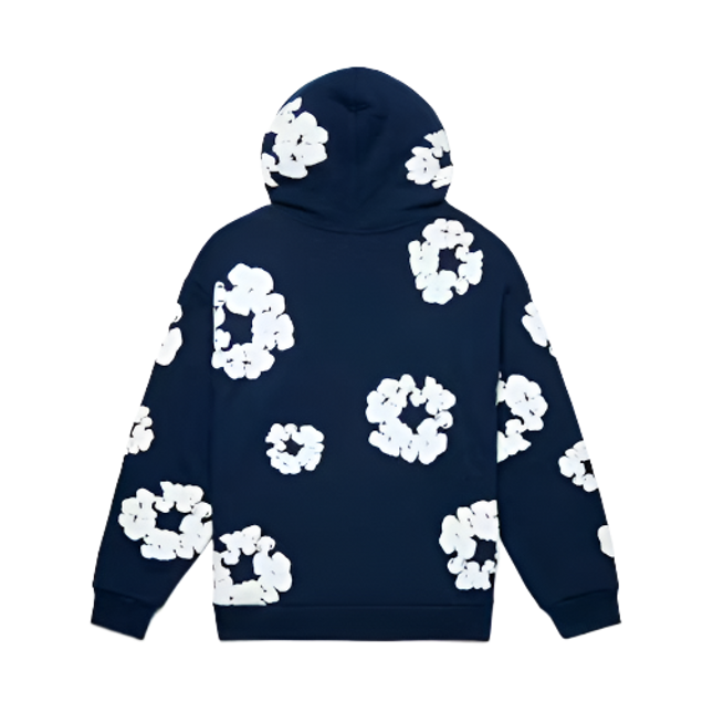 Denim Tears The Cotton Wreath Sweatshirt Navy - SneakCenter