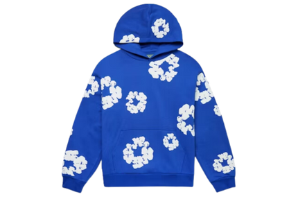Denim Tears The Cotton Wreath Sweatshirt Royal Blue - SneakCenter