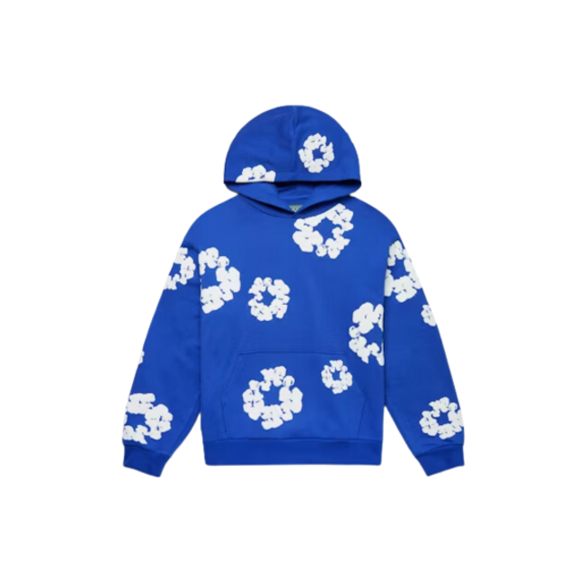 Denim Tears The Cotton Wreath Sweatshirt Royal Blue - SneakCenter