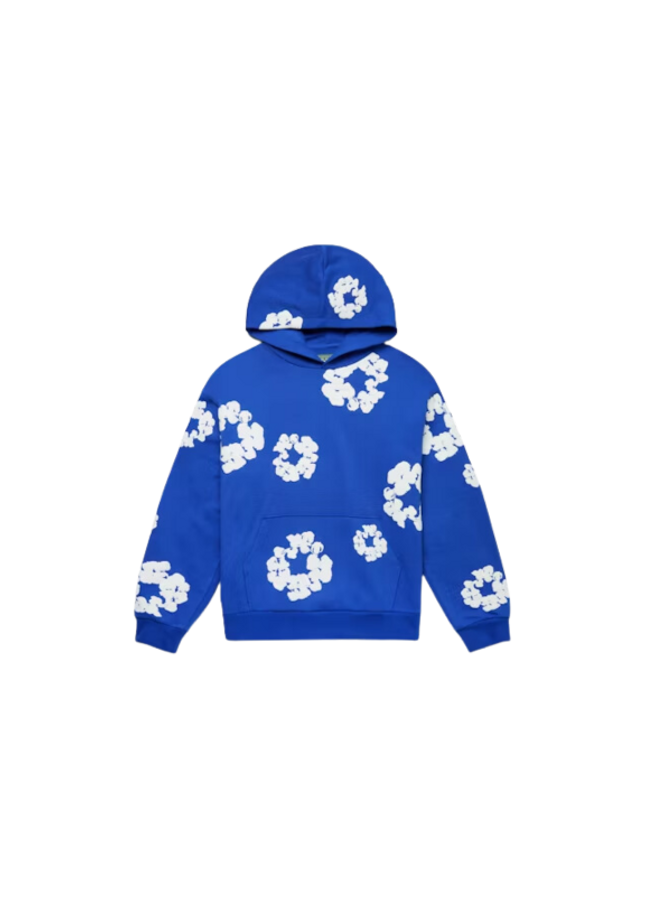Denim Tears The Cotton Wreath Sweatshirt Royal Blue - SneakCenter
