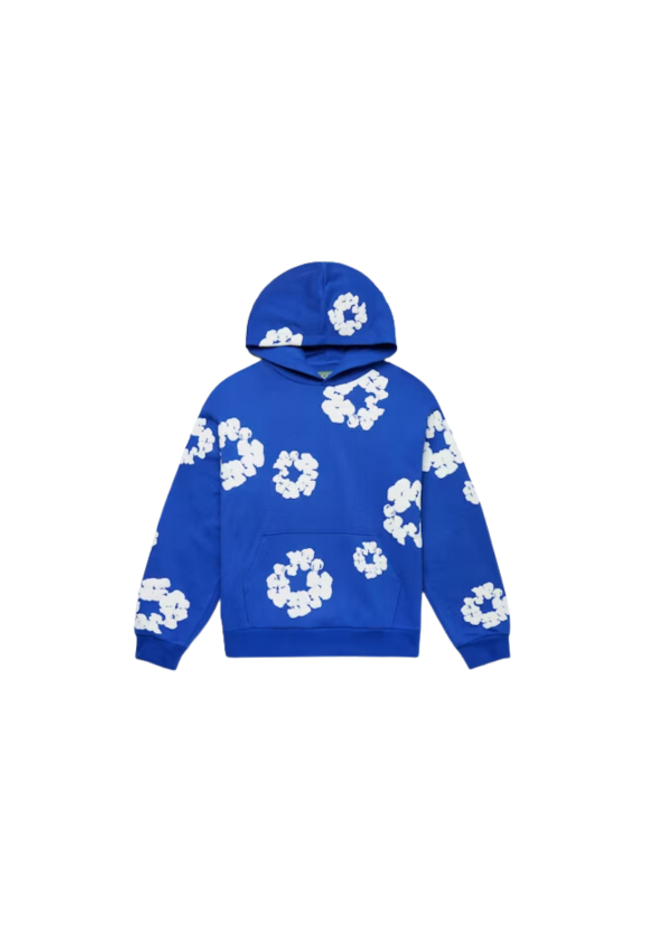 Denim Tears The Cotton Wreath Sweatshirt Royal Blue - SneakCenter