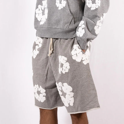 Denim Tears The Cotton Wreath Shorts Grey