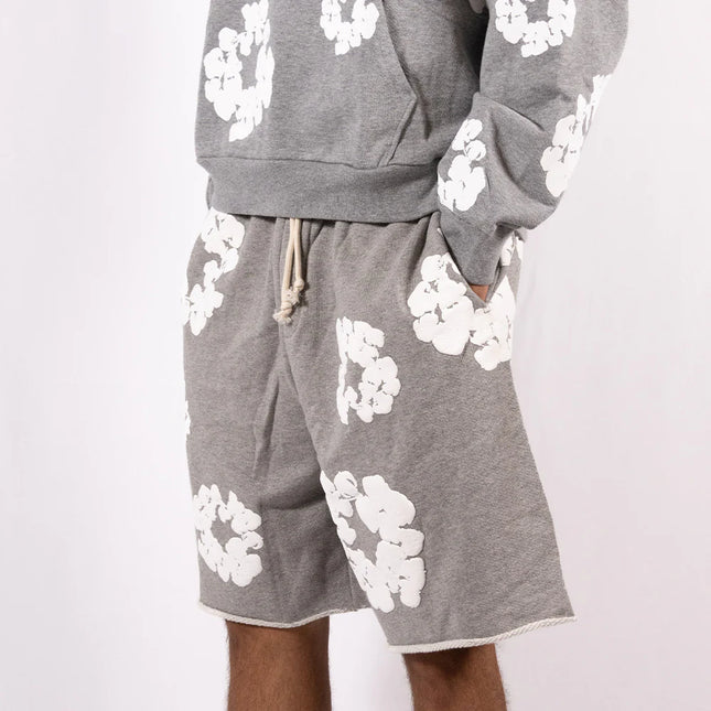 Denim Tears The Cotton Wreath Shorts Grey