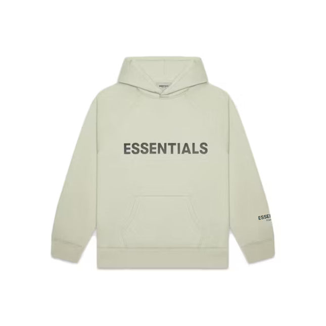 Fear of God Essentials Hoodie Applique Sage - SneakCenter