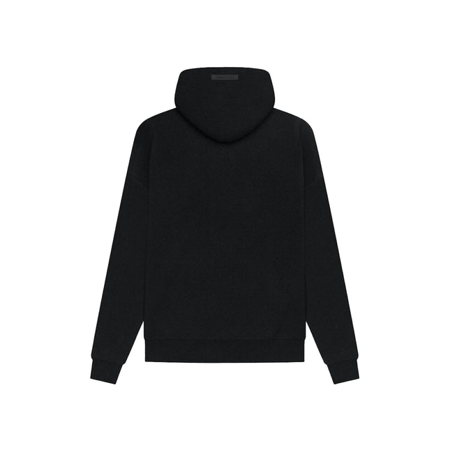 Fear of God Essentials Knit Hoodie "Black" - SneakCenter