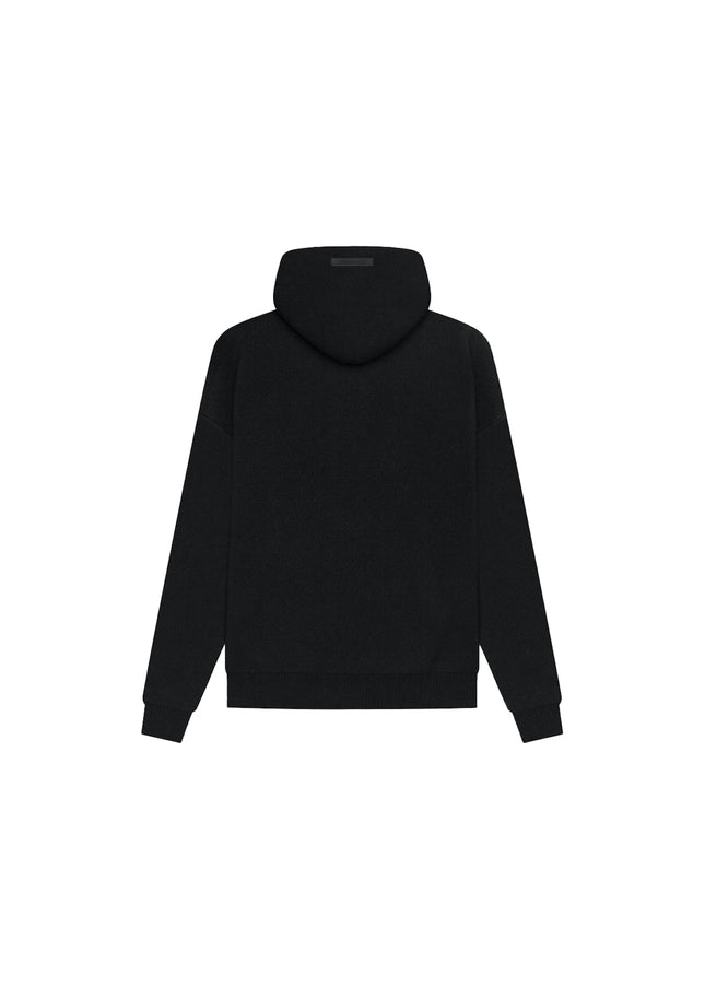 Fear of God Essentials Knit Hoodie "Black" - SneakCenter