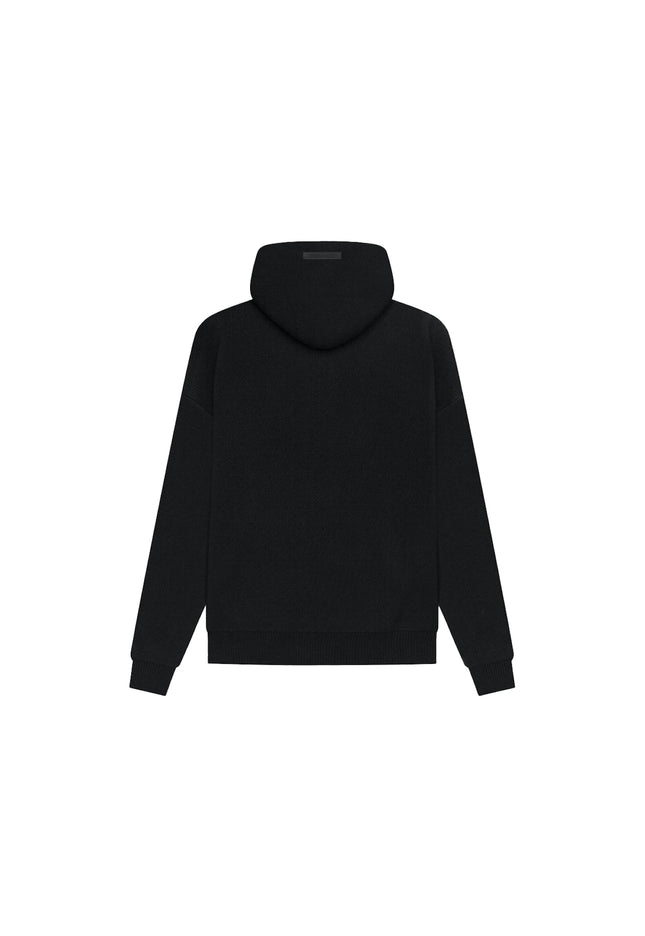 Fear of God Essentials Knit Hoodie "Black" - SneakCenter