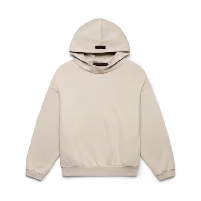 Fear of God Essentials Hoodie Silver Cloud - SneakCenter
