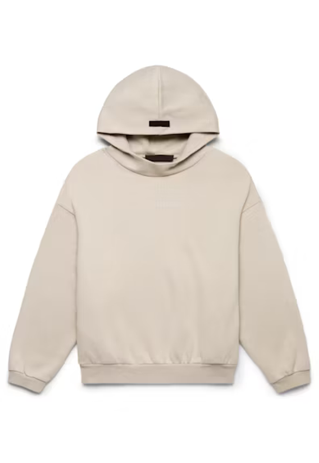 Fear of God Essentials Hoodie Silver Cloud - SneakCenter