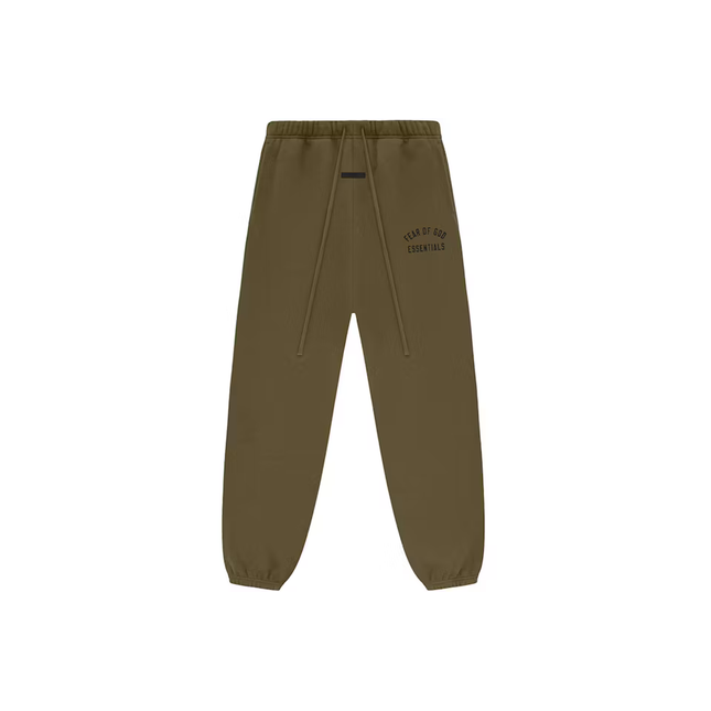 Fear of God Essentials Fleece Essential Sweatpant Olive - SneakCenter