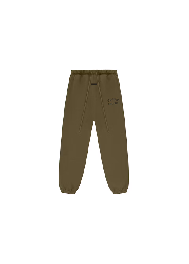 Fear of God Essentials Fleece Essential Sweatpant Olive - SneakCenter