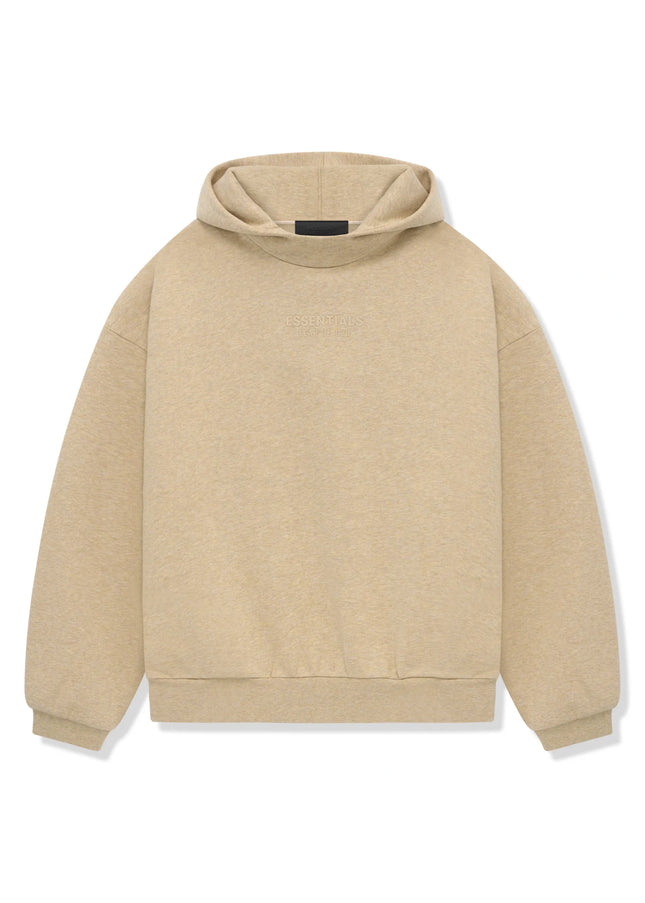 Fear Of God Essentials Gold Heather Hoodie - SneakCenter