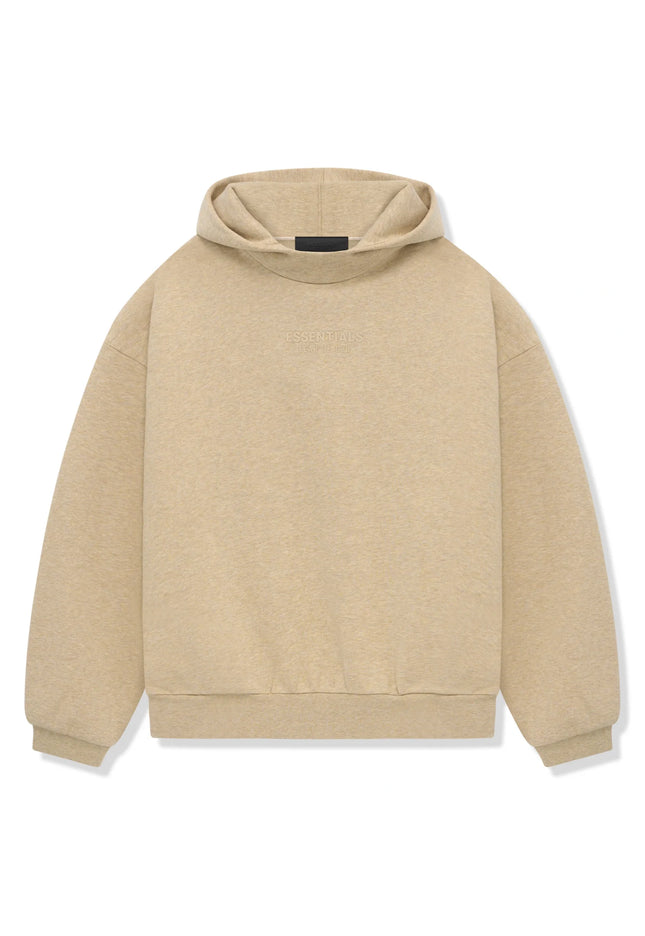 Fear Of God Essentials Gold Heather Hoodie - SneakCenter