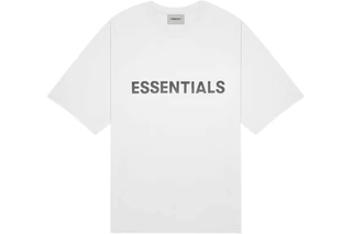 Fear of God Essentials Boxy T-Shirt Applique Logo White