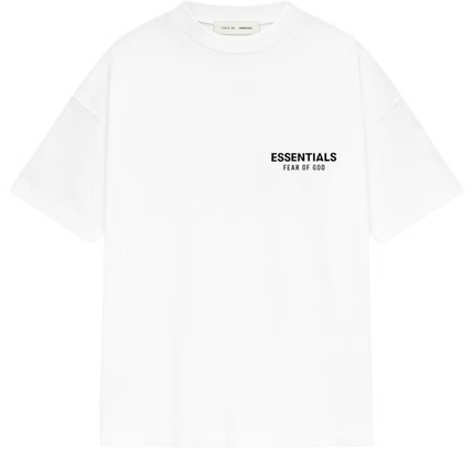 Fear of God Essentials Classic Sleeve Tee Bright White - SneakCenter
