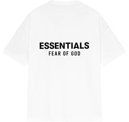 Fear of God Essentials Classic Sleeve Tee Bright White - SneakCenter