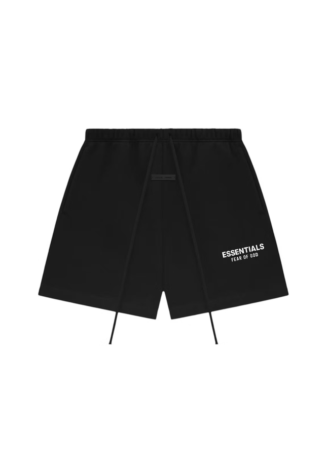 Fear of God Essentials Classic Sweatshort Jet Black - SneakCenter