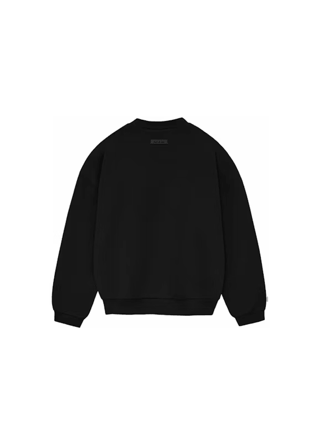 Fear of God Essentials Crewneck Jet Black - SneakCenter