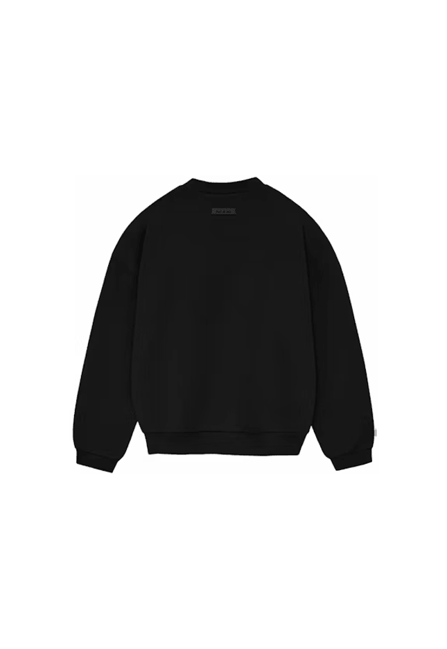 Fear of God Essentials Crewneck Jet Black - SneakCenter