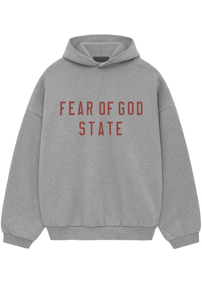 Fear of God Essentials Fleece Hoodie Dark Heather - SneakCenter