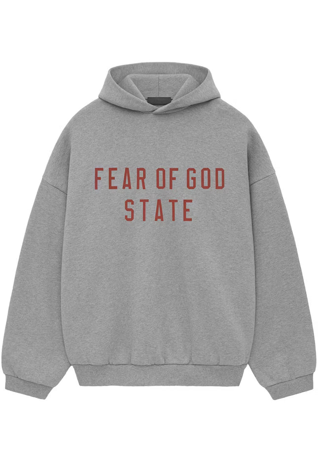 Fear of God Essentials Fleece Hoodie Dark Heather - SneakCenter