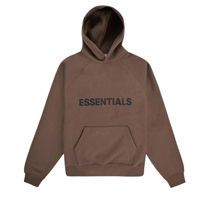 Fear of God Essentials Hoodie Applique Brown