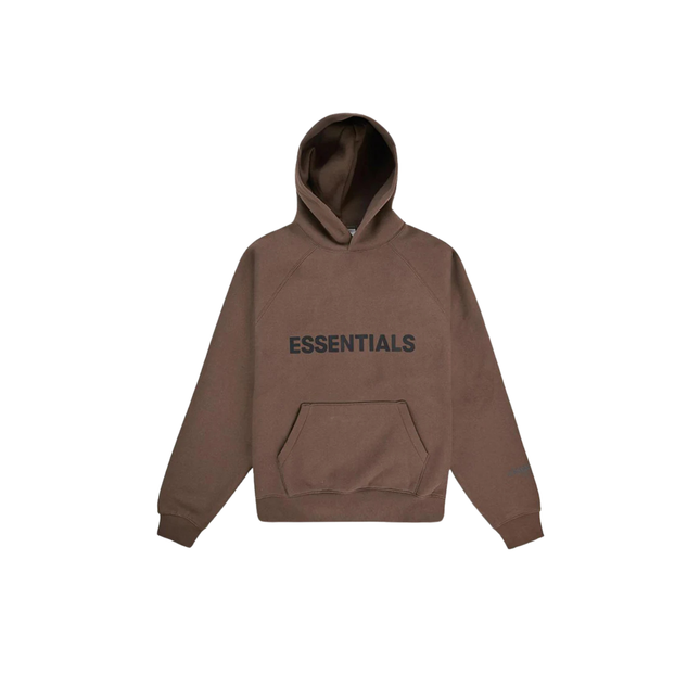 Fear of God Essentials Hoodie Applique Brown