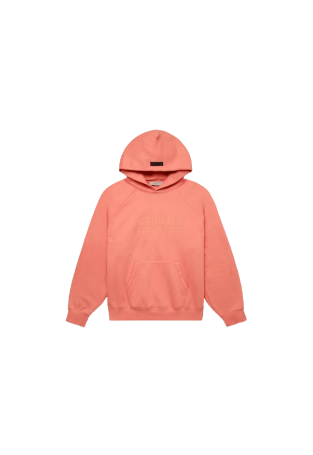 Fear of God Essentials Hoodie Coral - SneakCenter