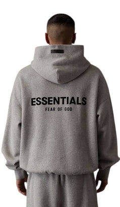 Strach z Boha <tc>Essentials</tc> Mikina s kapucí Tmavá ovesná kaše