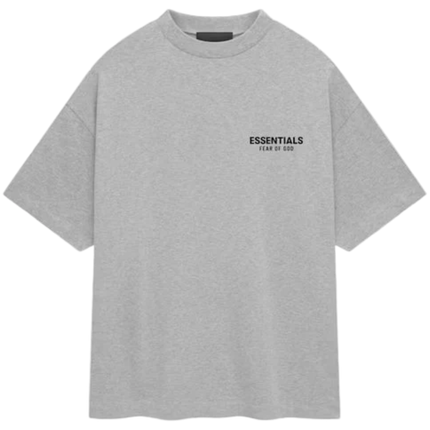 Fear of God Essentials Jersey Crewneck T-Shirt Light Heather Gray
