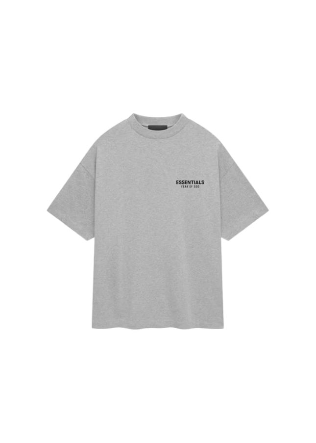 Fear of God Essentials Jersey Crewneck T-Shirt Light Heather Gray
