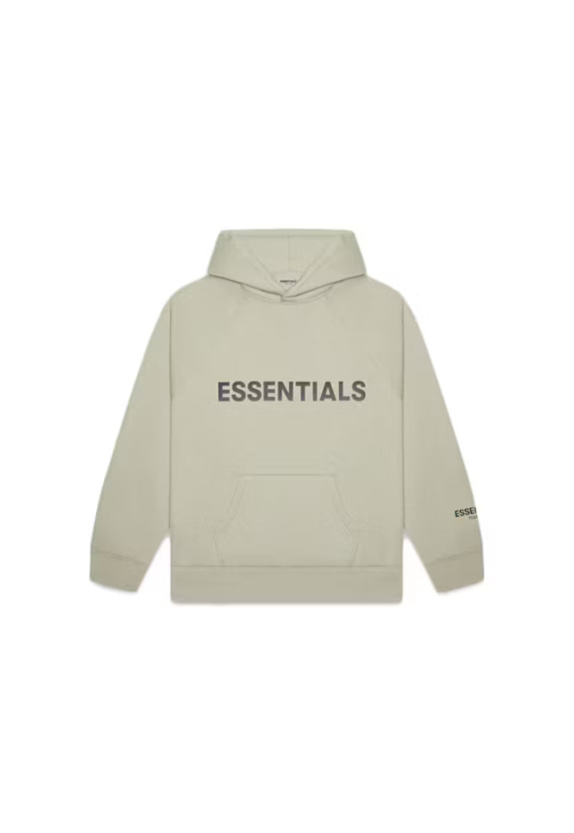 Fear of God Essentials Hoodie Applique Moss - SneakCenter