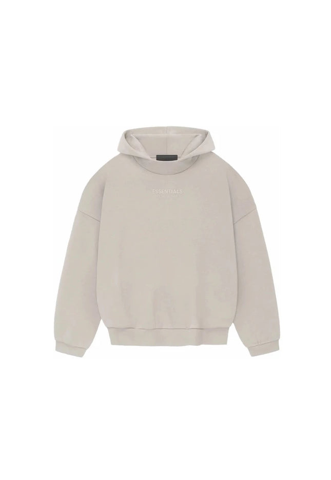 Fear of God Essentials Silver Cloud Hoodie - SneakCenter