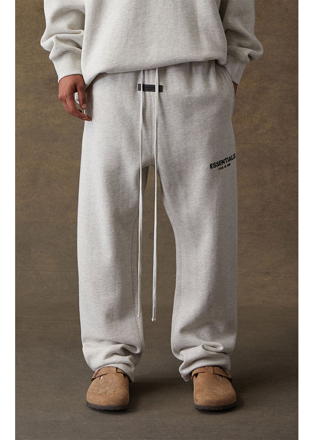 Fear of God Essentials Sweatpants Light Oatmeal Relaxed - SneakCenter