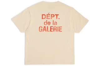 Gallery Dept. French T-shirt Cream Red