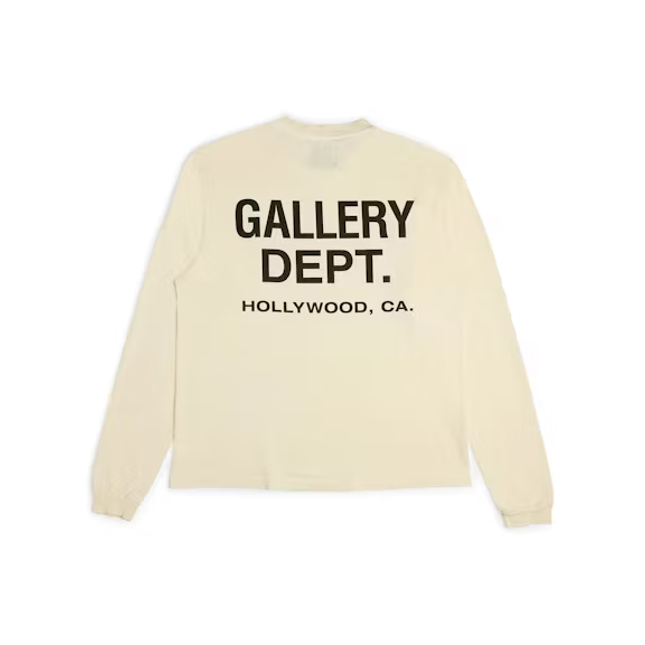Gallery Dept. Souvenir LS T-shirt Cream - SneakCenter