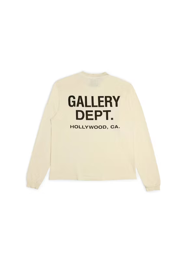 Gallery Dept. Souvenir LS T-shirt Cream - SneakCenter