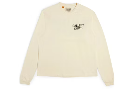 Gallery Dept. Souvenir LS T-shirt Cream - SneakCenter