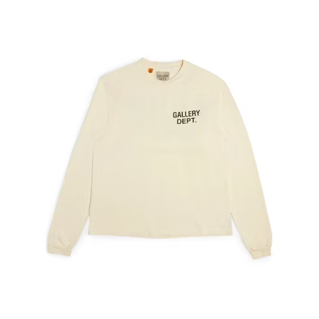Gallery Dept. Souvenir LS T-shirt Cream - SneakCenter
