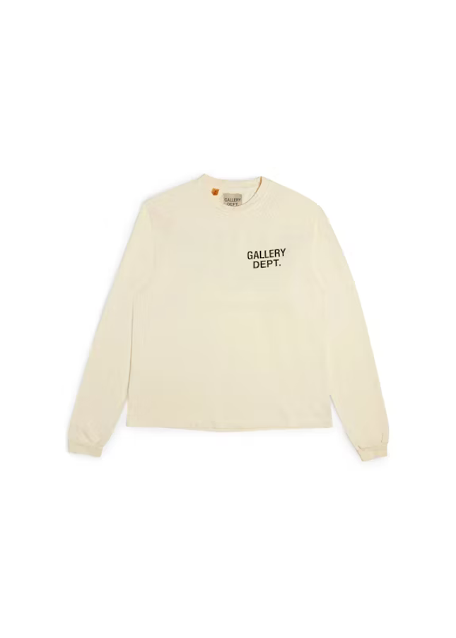 Gallery Dept. Souvenir LS T-shirt Cream - SneakCenter