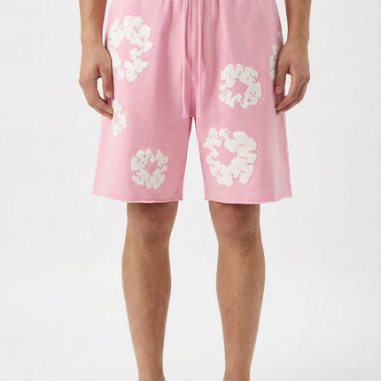 Denim Tears The Cotton Wreath Shorts Pink