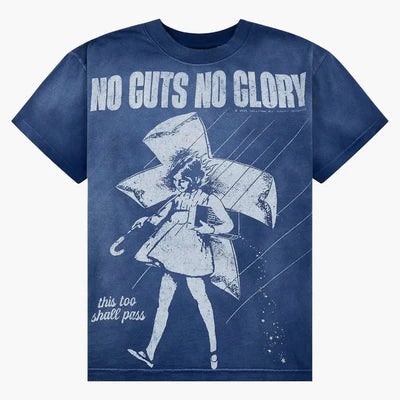 Hellstar Carry Your Cross Tee Navy