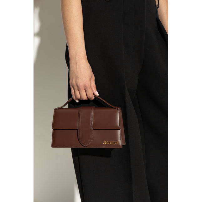 Jacquemus Le Grand Bambino Dark Brown Bag - SneakCenter